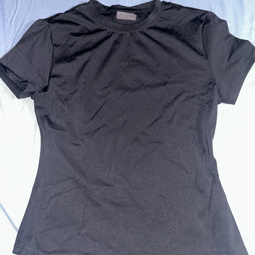 AYBL Sculpt Black Short Sleeve Tee